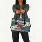Bill Pickett Black Cowboy Leather Bag Western American Heritage - Grunge Stars And Stripes