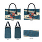 Bill Pickett Black Cowboy Leather Bag Western American Heritage - Grunge Stars And Stripes