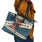 Bill Pickett Black Cowboy Leather Tote Bag Western American Heritage - Grunge Stars And Stripes