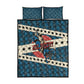 Bill Pickett Black Cowboy Quilt Bed Set Western American Heritage - Grunge Stars And Stripes
