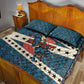 Bill Pickett Black Cowboy Quilt Bed Set Western American Heritage - Grunge Stars And Stripes