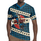 Bill Pickett Black Cowboy Rugby Jersey Western American Heritage - Grunge Stars And Stripes