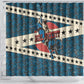 Bill Pickett Black Cowboy Shower Curtain Western American Heritage - Grunge Stars And Stripes