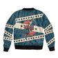Bill Pickett Black Cowboy Sleeve Zip Bomber Jacket Western American Heritage - Grunge Stars And Stripes