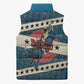 Bill Pickett Black Cowboy Sleeveless Puffer Jacket Western American Heritage - Grunge Stars And Stripes