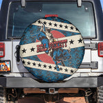 Bill Pickett Black Cowboy Spare Tire Cover Western American Heritage - Grunge Stars And Stripes