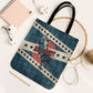 Bill Pickett Black Cowboy Tote Bag Western American Heritage - Grunge Stars And Stripes