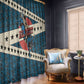 Bill Pickett Black Cowboy Window Curtain Western American Heritage - Grunge Stars And Stripes