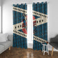 Bill Pickett Black Cowboy Window Curtain Western American Heritage - Grunge Stars And Stripes