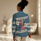 Bill Pickett Black Cowboy Women Casual Shirt Western American Heritage - Grunge Stars And Stripes