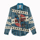 Bill Pickett Black Cowboy Women Casual Shirt Western American Heritage - Grunge Stars And Stripes