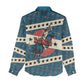 Bill Pickett Black Cowboy Women Casual Shirt Western American Heritage - Grunge Stars And Stripes