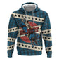 Bill Pickett Black Cowboy Zip Hoodie Western American Heritage - Grunge Stars And Stripes