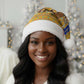 Buffalo Soldiers Christmas Santa Hat Yellow Cartoon Buffalo Santa Hat Design - African Pride