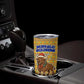 Buffalo Soldiers Christmas Tumbler Cup Yellow Cartoon Buffalo Santa Hat Design - African Pride