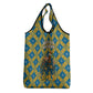 Buffalo Soldiers Christmas Grocery Bag Blue Yellow Plaid Parade Illustration Design - African Pride