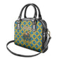 Buffalo Soldiers Christmas Shoulder Handbag Blue Yellow Plaid Parade Illustration Design - African Pride
