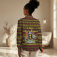 Uganda Christmas Women Casual Shirt Flamingo Lights Uganda Flag and Black Red Yellow - African Pride