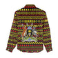 Uganda Christmas Women Casual Shirt Flamingo Lights Uganda Flag and Black Red Yellow - African Pride