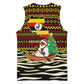 Uganda Christmas Basketball Jersey Santa in Canoe Christmas Tree Uganda Map Flag - African Pride