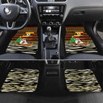 Uganda Christmas Car Mats Santa in Canoe Christmas Tree Uganda Map Flag - African Pride