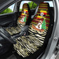 Uganda Christmas Car Seat Cover Santa in Canoe Christmas Tree Uganda Map Flag - African Pride