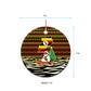 Uganda Christmas Ceramic Ornament Santa in Canoe Christmas Tree Uganda Map Flag - African Pride
