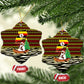 Uganda Christmas Ceramic Ornament Santa in Canoe Christmas Tree Uganda Map Flag - African Pride