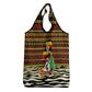 Uganda Christmas Grocery Bag Santa in Canoe Christmas Tree Uganda Map Flag - African Pride