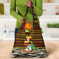 Uganda Christmas Grocery Bag Santa in Canoe Christmas Tree Uganda Map Flag - African Pride