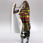 Uganda Christmas Hooded Blanket Santa in Canoe Christmas Tree Uganda Map Flag - African Pride