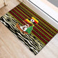 Uganda Christmas Rubber Doormat Santa in Canoe Christmas Tree Uganda Map Flag - African Pride