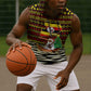 Uganda Christmas Sleeveless Hoodie Santa in Canoe Christmas Tree Uganda Map Flag - African Pride