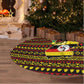 Uganda Christmas Tree Skirt Santa in Canoe Christmas Tree Uganda Map Flag - African Pride