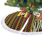 Uganda Christmas Tree Skirt Santa in Canoe Christmas Tree Uganda Map Flag - African Pride