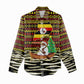 Uganda Christmas Women Casual Shirt Santa in Canoe Christmas Tree Uganda Map Flag - African Pride