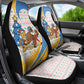 Somalia Christmas Car Seat Cover Santa Cheetah Christmas Tree Village Scene and Festive Snowflake - African Pride