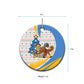 Somalia Christmas Ceramic Ornament Santa Cheetah Christmas Tree Village Scene and Festive Snowflake - African Pride