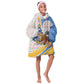 Somalia Christmas Kid Wearable Blanket Hoodie Santa Cheetah Christmas Tree Village Scene and Festive Snowflake - African Pride