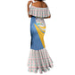 Somalia Christmas Mermaid Dress Santa Cheetah Christmas Tree Village Scene and Festive Snowflake - African Pride