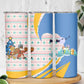 Somalia Christmas Skinny Tumbler Santa Cheetah Christmas Tree Village Scene and Festive Snowflake - African Pride