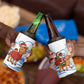 Somalia Christmas 4 in 1 Can Cooler Tumbler Santa on Camel Christmas Tree Ornaments Candy Canes and Snowflake - African Pride