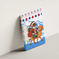 Somalia Christmas Canvas Wall Art Santa on Camel Christmas Tree Ornaments Candy Canes and Snowflake - African Pride