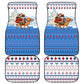 Somalia Christmas Car Mats Santa on Camel Christmas Tree Ornaments Candy Canes and Snowflake - African Pride