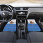 Somalia Christmas Car Mats Santa on Camel Christmas Tree Ornaments Candy Canes and Snowflake - African Pride
