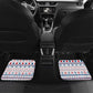 Somalia Christmas Car Mats Santa on Camel Christmas Tree Ornaments Candy Canes and Snowflake - African Pride