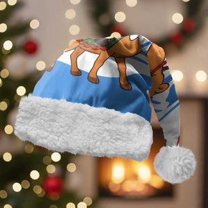 Somalia Christmas Santa Hat Santa on Camel Christmas Tree Ornaments Candy Canes and Snowflake - African Pride