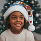 Somalia Christmas Santa Hat Santa on Camel Christmas Tree Ornaments Candy Canes and Snowflake - African Pride