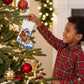 Somalia Christmas Stocking Santa on Camel Christmas Tree Ornaments Candy Canes and Snowflake - African Pride