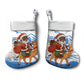 Somalia Christmas Stocking Santa on Camel Christmas Tree Ornaments Candy Canes and Snowflake - African Pride